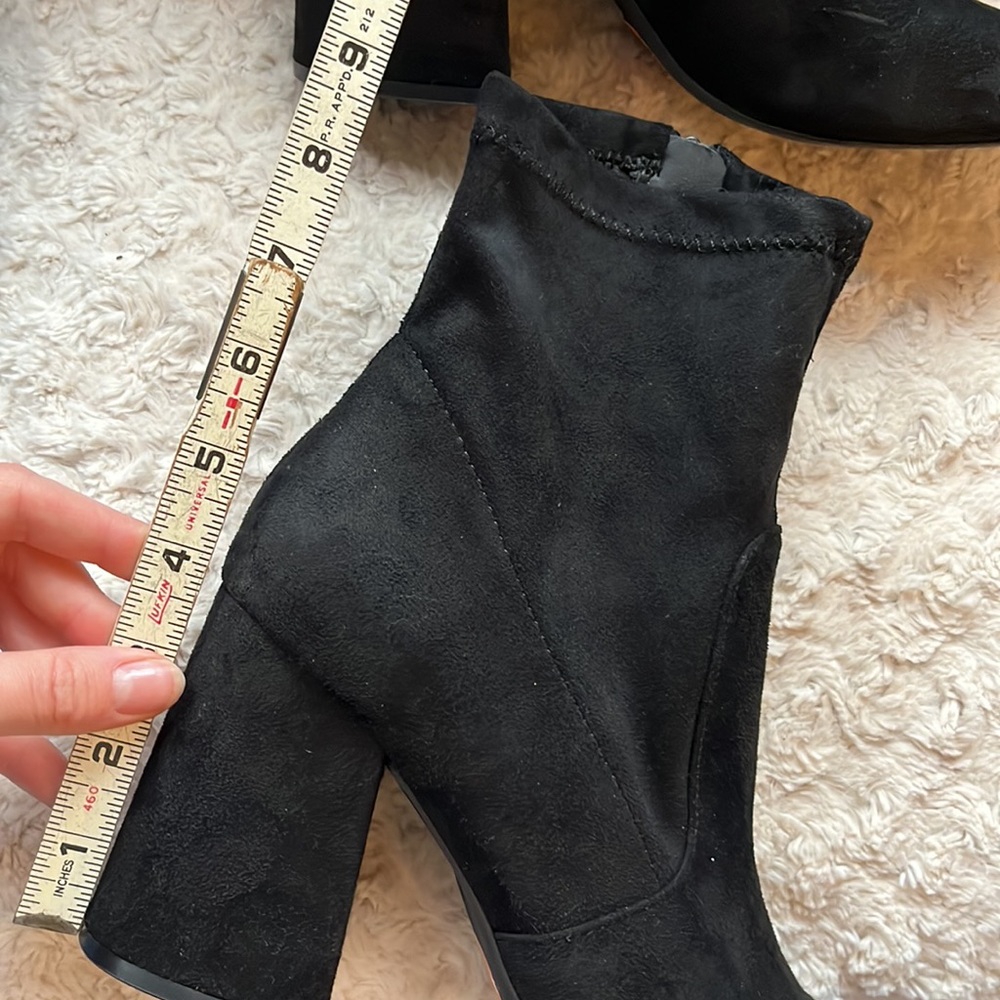 Madden Girl Black Booties - Picture 6 of 14